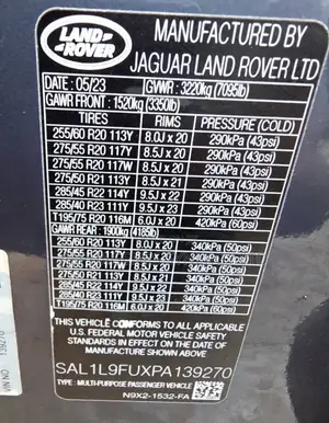 Land Rover Range Rover Sport 2023 Black