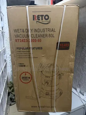 Reto Industrial Wet and Dry Vacuum Cleaner 80 Liters