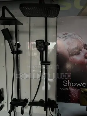 Shower Mixer Set With Bum Bum Wash Big Shower Head