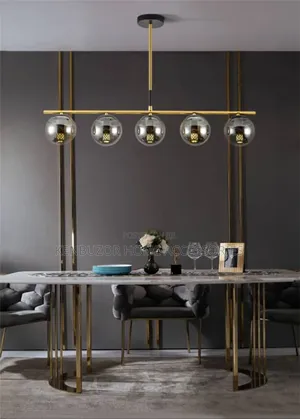 5 Glass Pendant Light Chandelier