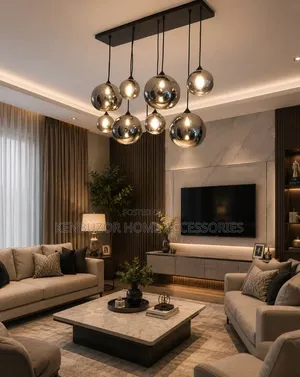 8 Glass Nordic Minimalist Creative Design Luxury Pendant Chandelier