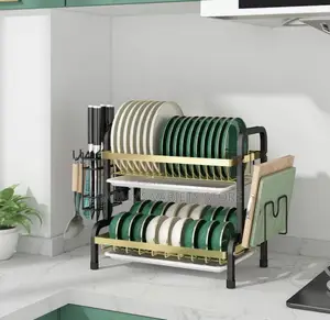 Double Layers Plate Rack