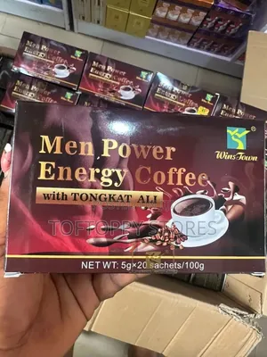 Wins Town Men Power Energy Coffee With Tongkat Ali