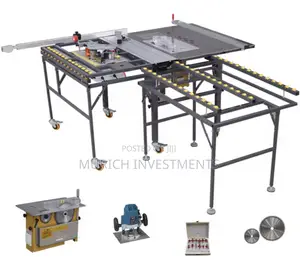 Portable Sliding Table Panel Saw With Router Multifunction Woodworking