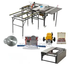 Industrial Electric Sliding Table Saw With Router for Furniture Makin