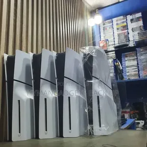 Uk Used Ps 5 Slim (1tb) Stand Version With 2 Pads and Game