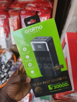 30000mah Oraimo Fast Charging Power Bank for Android iPhone