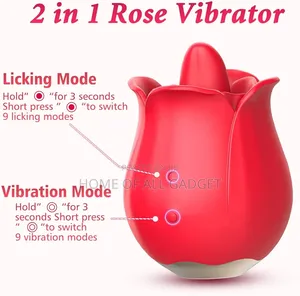 Rose Toy Vibrator for Women Vibrating Pleasure for Clitoris Nipple