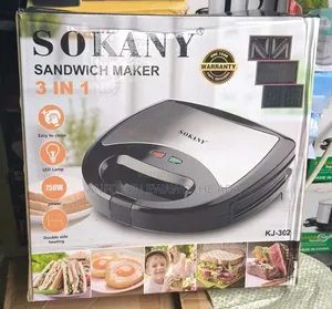 Sokany 3-in-1 Sandwich Maker