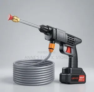 Leevot 48vf Cordless Rechargeable High Pressure Car Washer