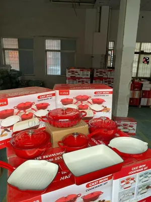 High Quality 7pcs Cast Iron Cookware Set.