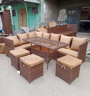 L Shaped Outdoor/Restaurant/Bar Set