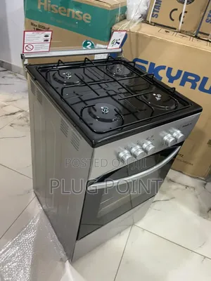 Maxi Compact 50x50 Gas Cooker – 4 Burner Black Grey Edition