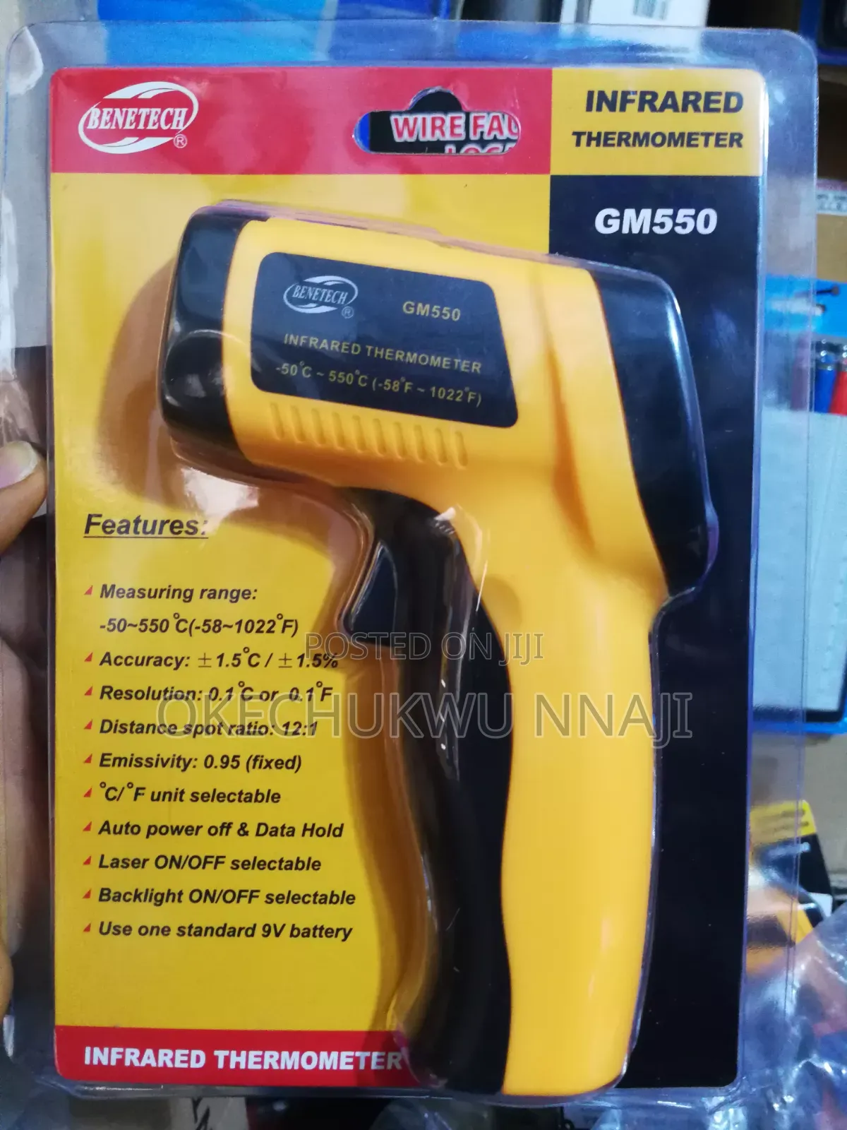 Pyrometer Infrared Thermometer Gm550