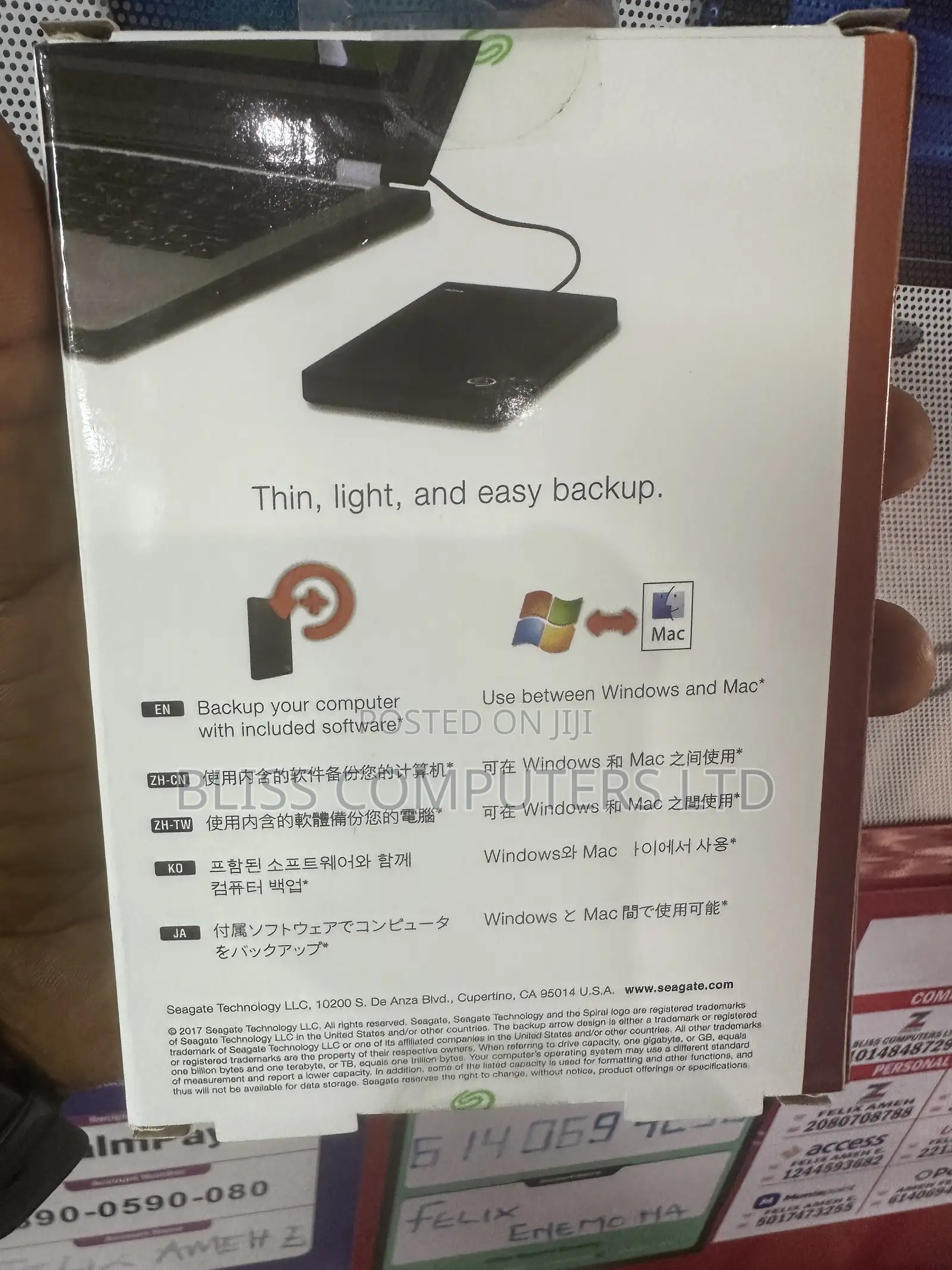 1tb External Seagate Backup Plus Slim