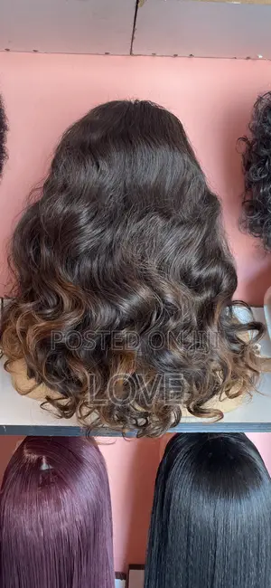 Full Frontal Bouncy High Quality Hair Blend Unit