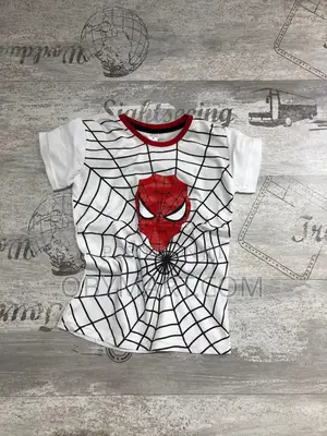 Spider Man Boys Polo Shirt -White