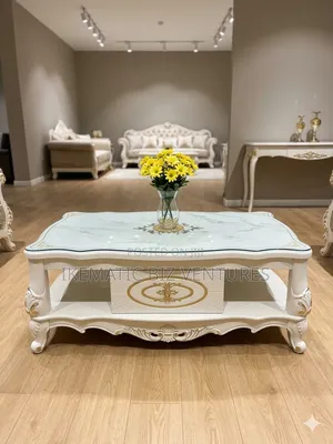 Mobile Center Table With Drawers