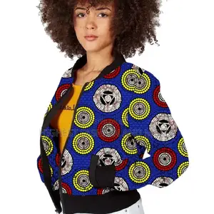 African Baseball Jacket Print Coat