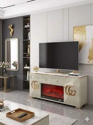 Gucci Fireplace Tv Console