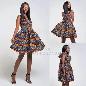 Ankara Backless Multiway Mini Dress