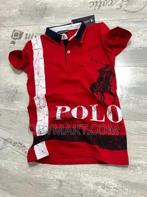 Unique Boys Red Turkey Polo-Ralph Lauren
