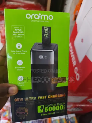 Best 50000mah Fast Charging Power Bank - Original Oraimo
