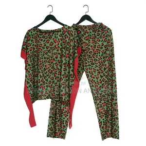 Two Piece Set Women Dashiki T Shirt + Pant