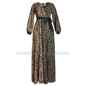 Chiffon Long Sleeve Dress