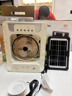Solar Table Fan