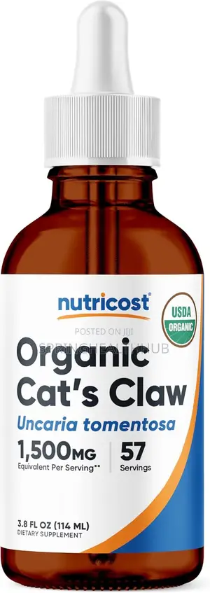 Cat's Claw Liquid Drops Uncaria Tomentosa 57 Serving