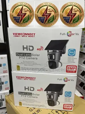 Solar Dual Lens Security Cameras.4g Connectivity Don't Require Wi-Fi