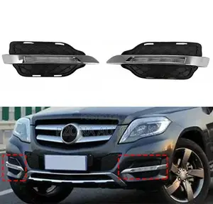 Daytime Running Light, Front Fog Lamp for Mercedes W204 Glk300 Glk350