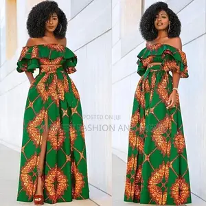 Crop Top Long Skirt Suit