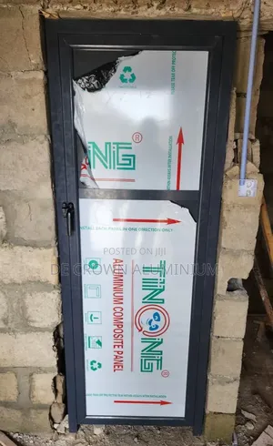 Premium Aluminium Toilet Door With Waterproof Alco Board