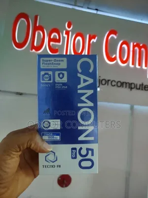 New Tecno Camon 50 Pro 256 GB Black