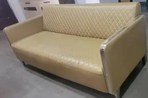 Foreign 3-Seater Office Leather Sofa