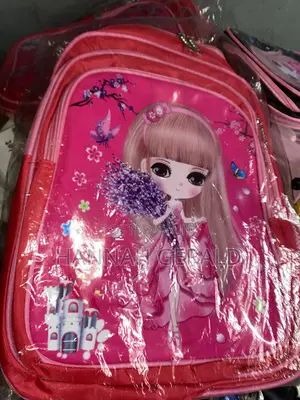 Imported 3d Princess Glossy School Bag for Girls - Premium Quality