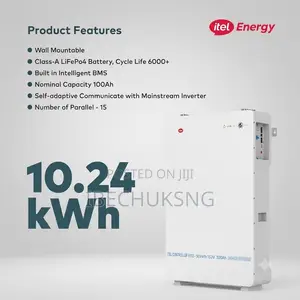 Itel 10kwh Battery (Ip21 + Lithium+51.2v+200ah+10240wh+48v+6000cycles)