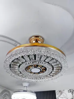 Fan With Light and Bluetooth