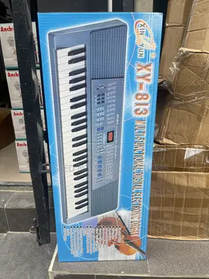 Children Learning Keyboard