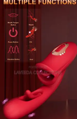 Lovetoy 3-in-1 Dual Bite Ended Vibrator