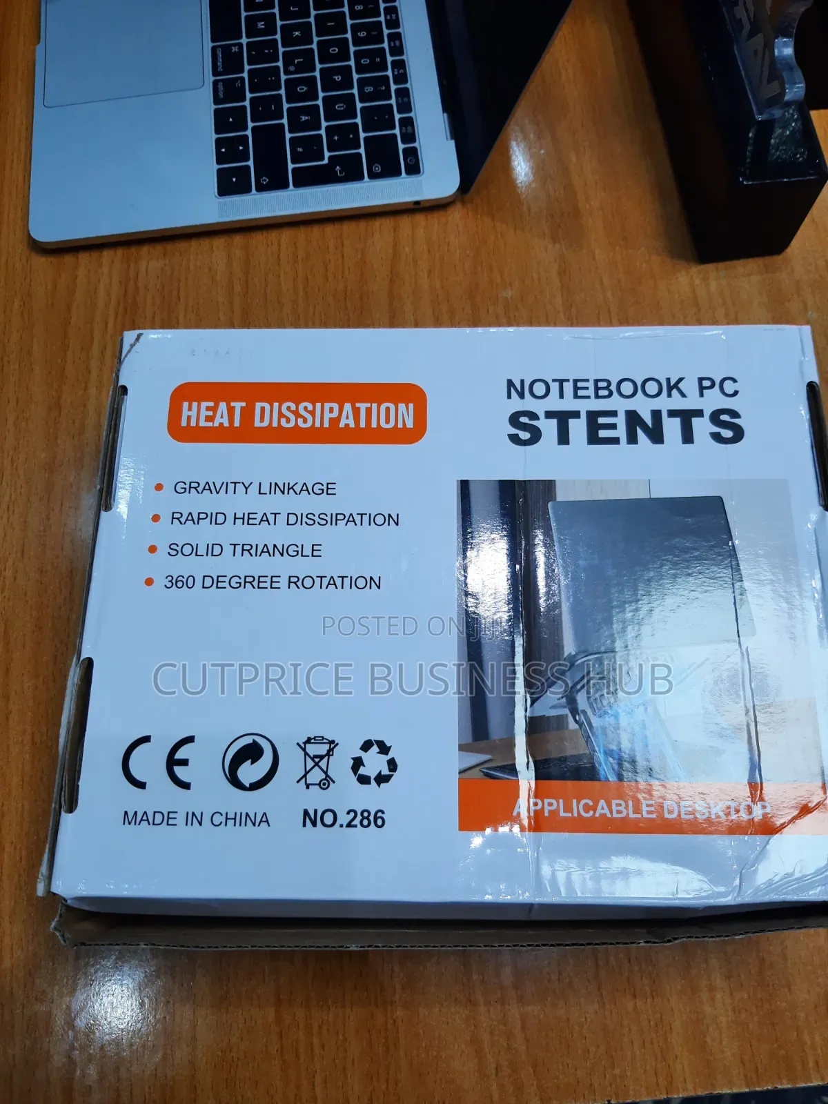 Laptop Stand Computer With Cooling Fan Rotatable