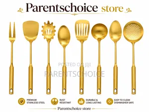 Gold Kitchen Utensil Set- 1pc