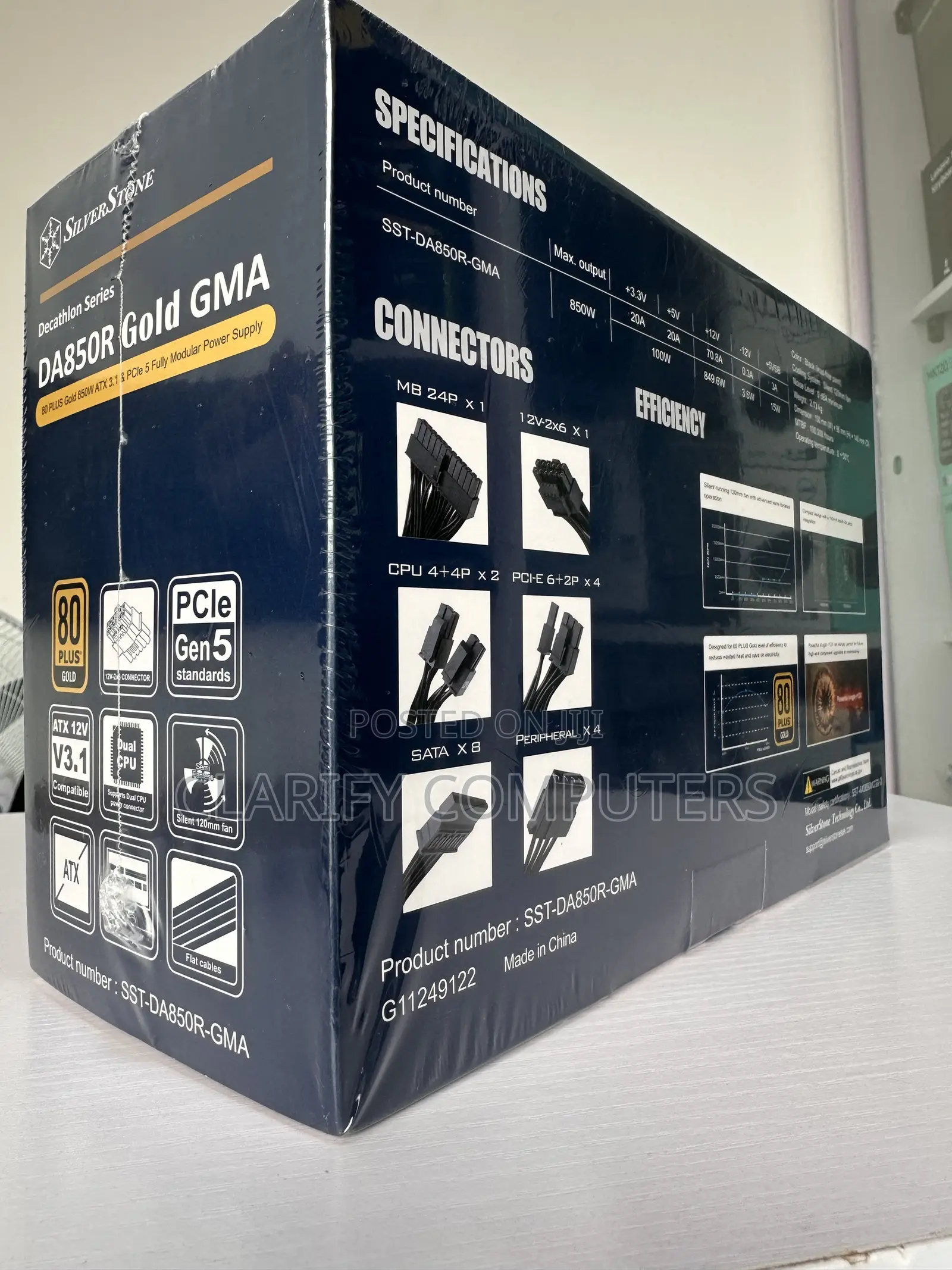 Silver Stone Da850r Gold Gma 850w Psu Modular