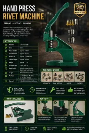 Hand Press Rivet Machine