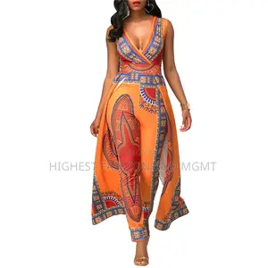 Autumn Orange Ethnic Long Top and Pants