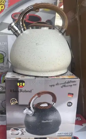 Haus Roland 5.0l Whistling Kettle - Stove Top Tea Kettle Wooden Handle
