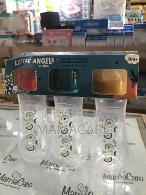 Asda Little Angels Standard Neck Feeding Bottles 250 3pk Om+