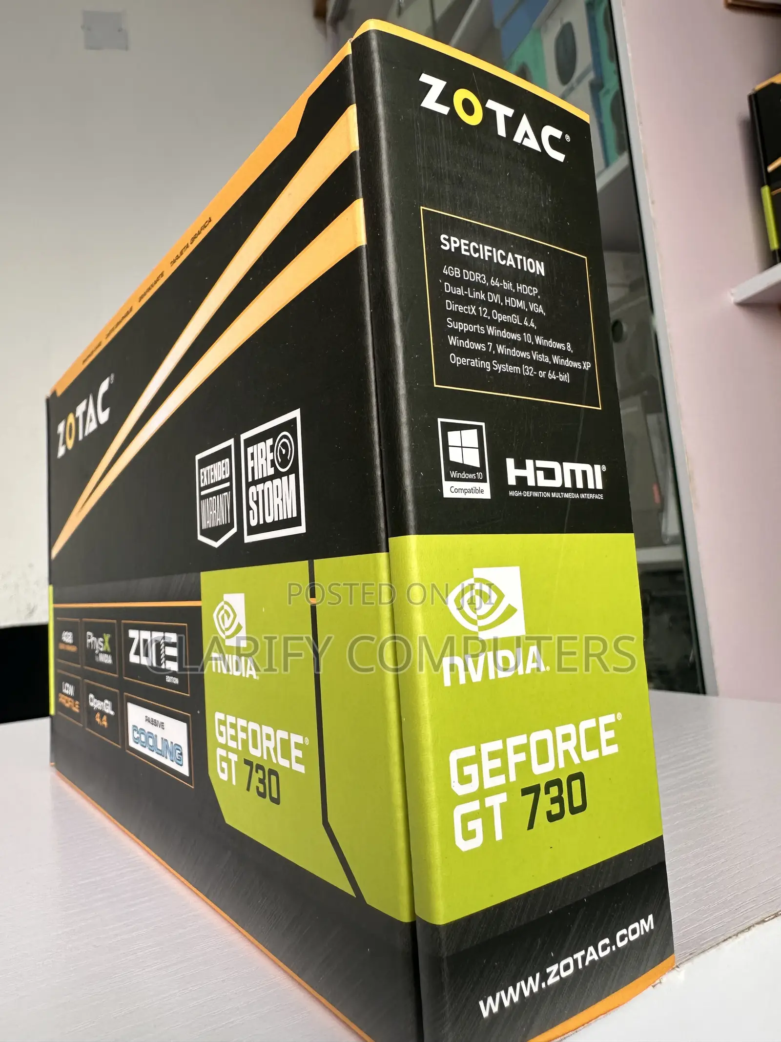 Zotac Geforce Gt 730 4gb Graphics Card